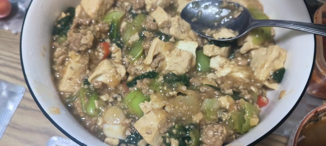 肉末嫩豆腐｜嫩滑口感爽口！这道快手菜超级下饭！！（减脂少油版）