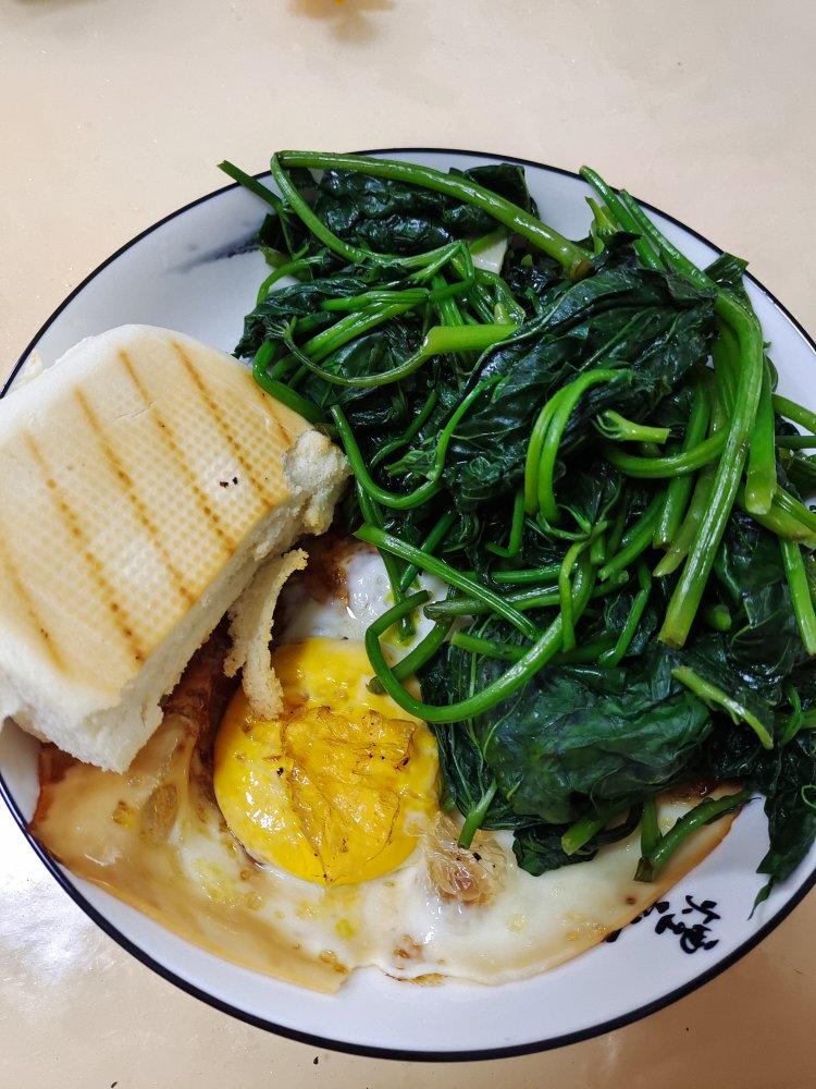 💥蒜蓉炒红薯叶