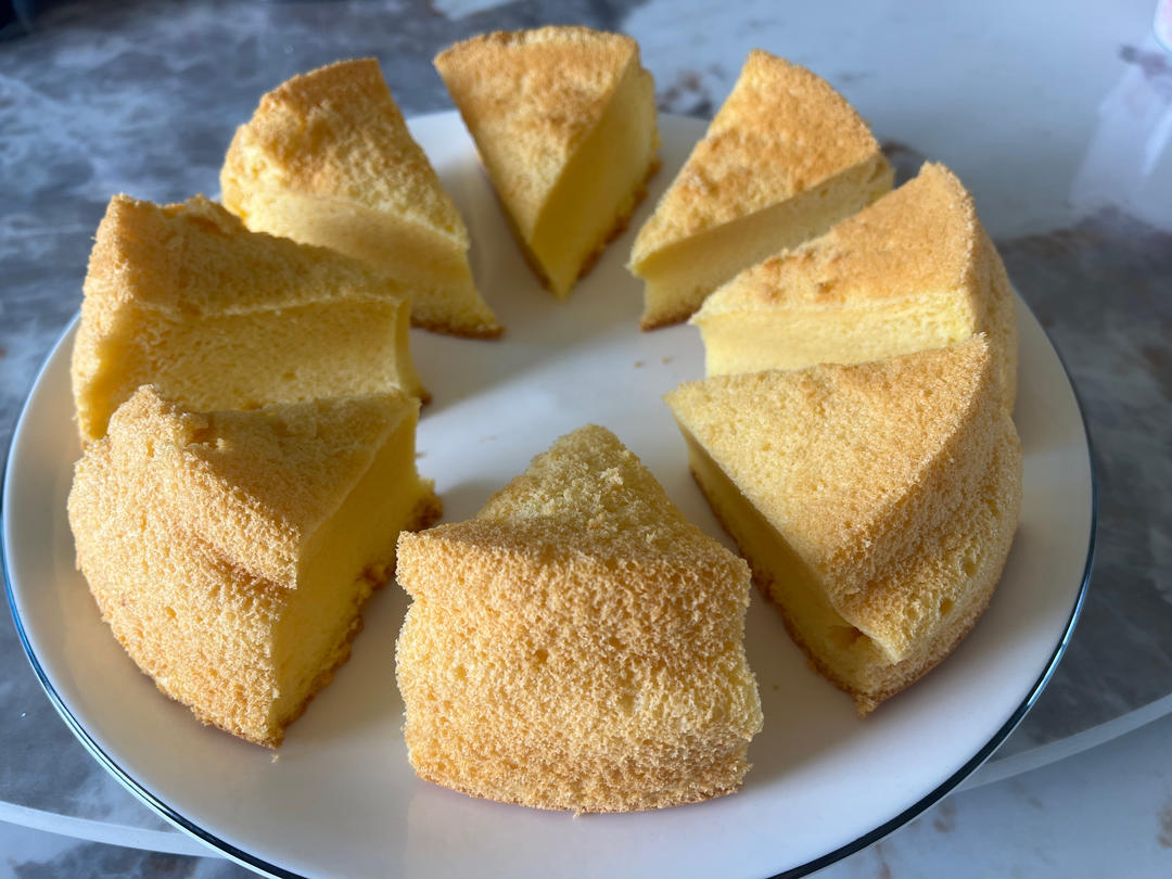 超柔软6寸戚风蛋糕(附8寸配方)零失败 超详细‼️含操作视频