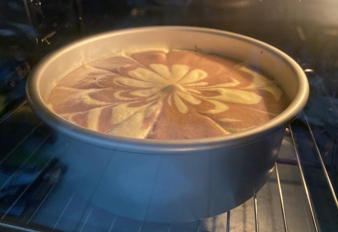 绿斑马戚风蛋糕