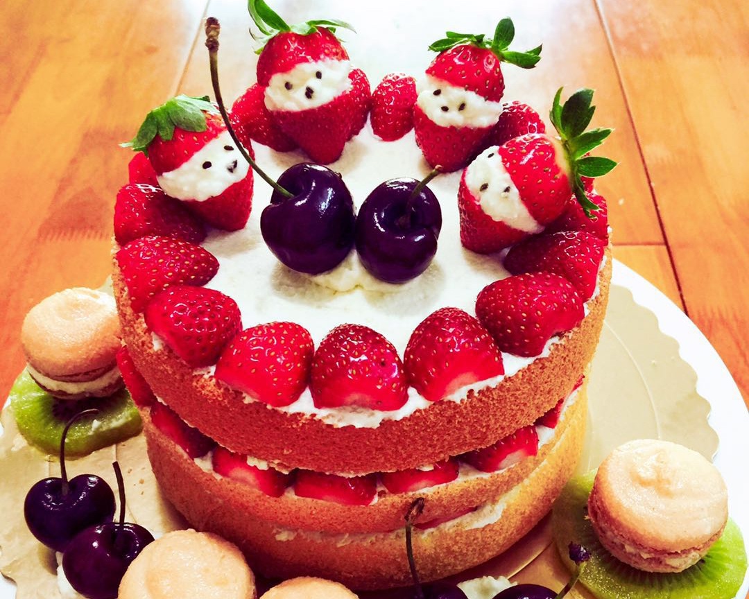 草莓裸蛋糕的做法