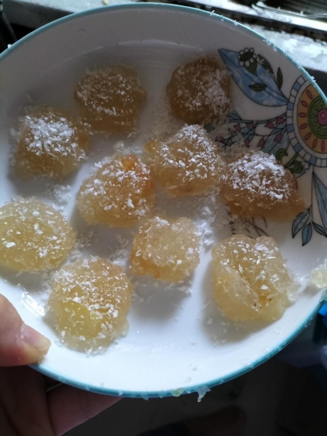 糯唧唧的柚子皮糖