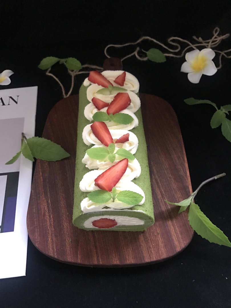 一卷就成功的抹茶蛋糕卷