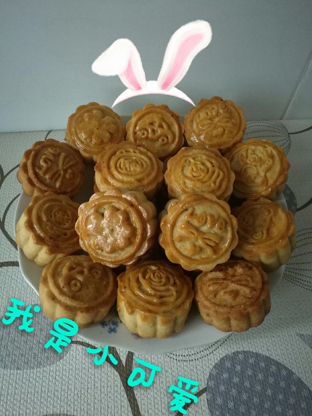 五仁月饼～不用转化糖浆的版本
