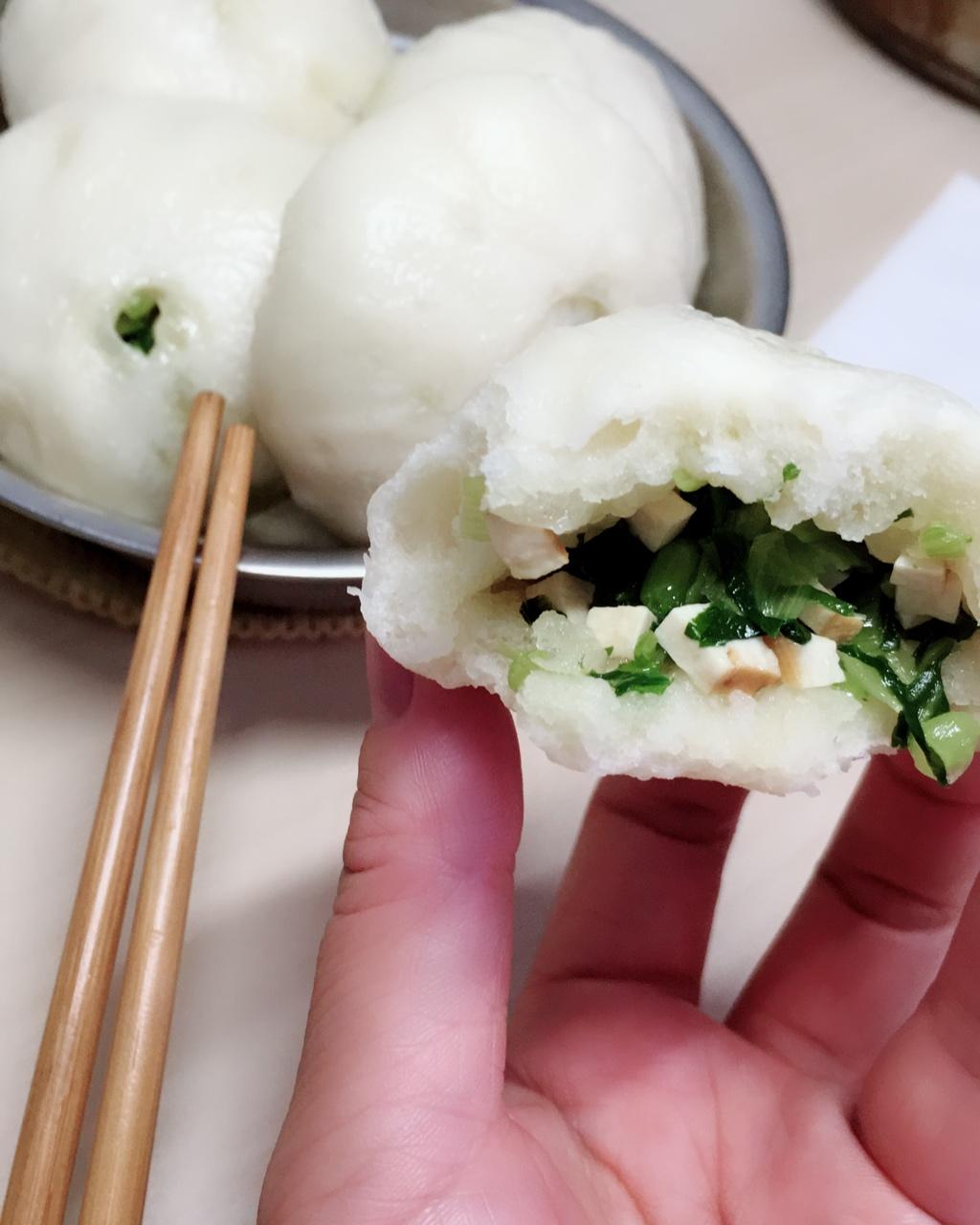 节省一半时间的大包子（另付翠绿菜包子，肉包子，腹黑包子食谱）