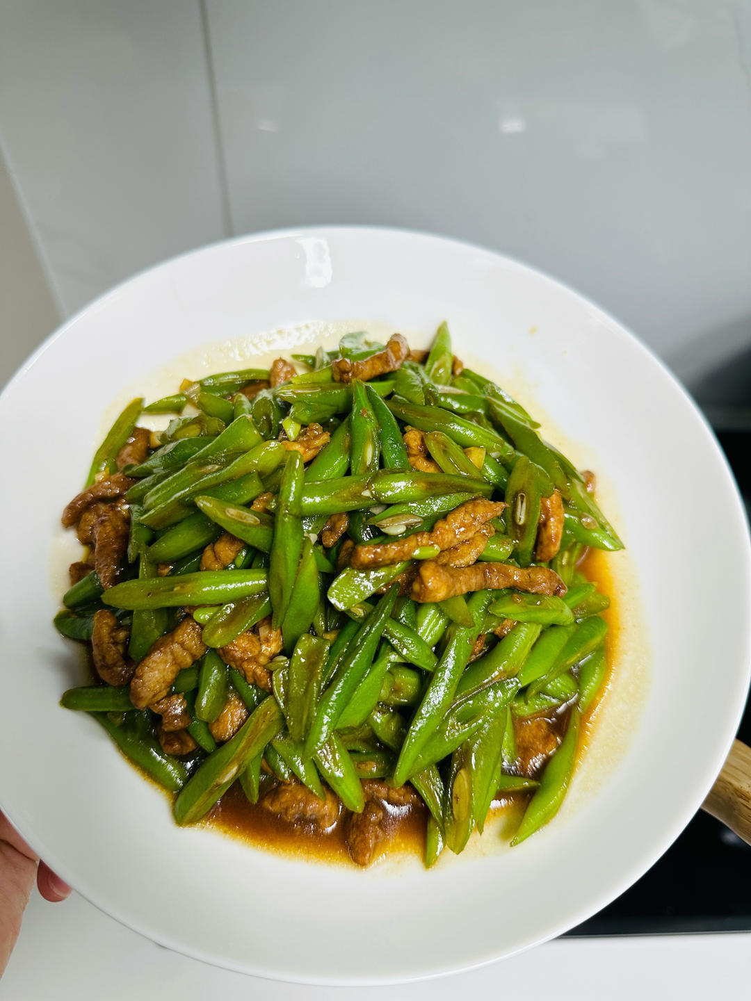 豆角炒肉丝