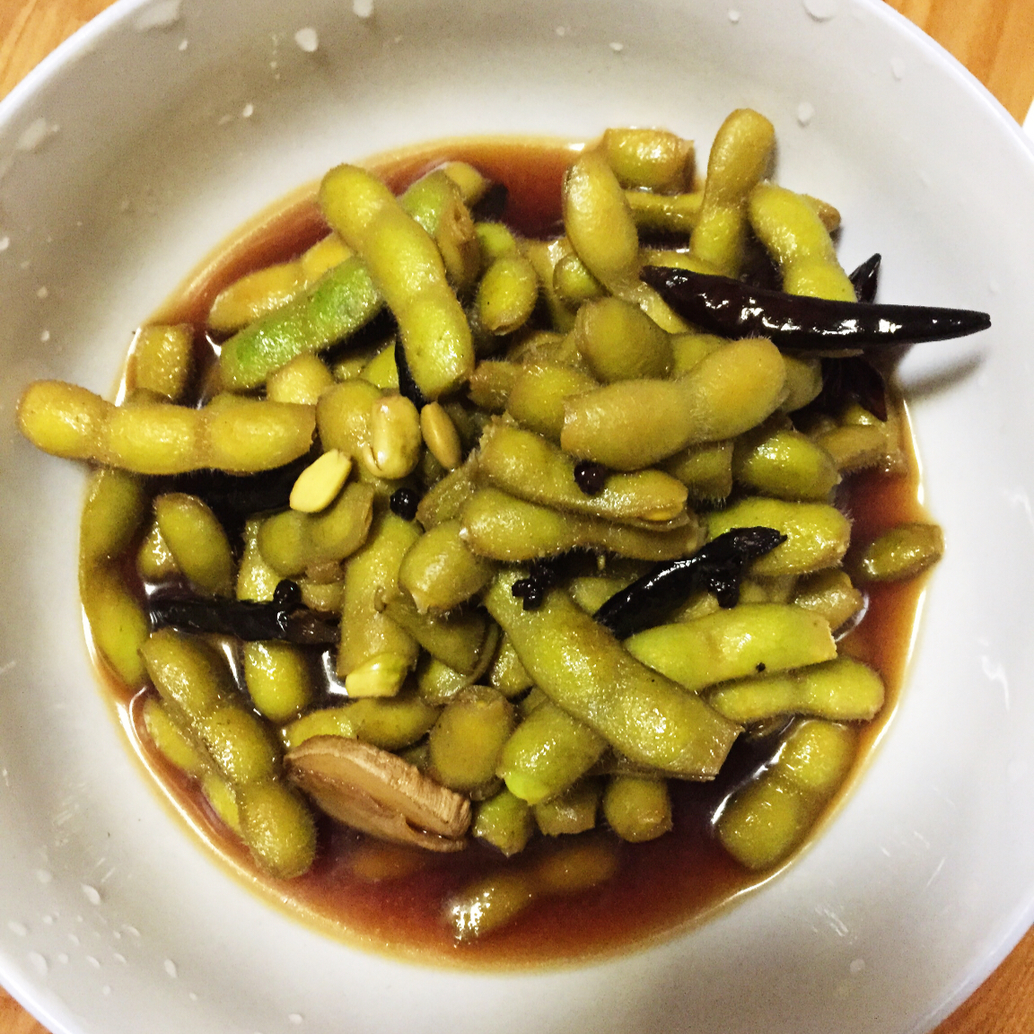 香辣煮毛豆.五香毛豆