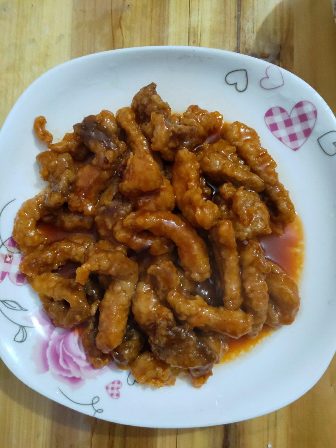 酸甜里脊肉