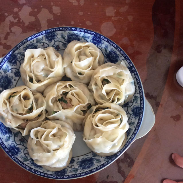 玫瑰花饺子