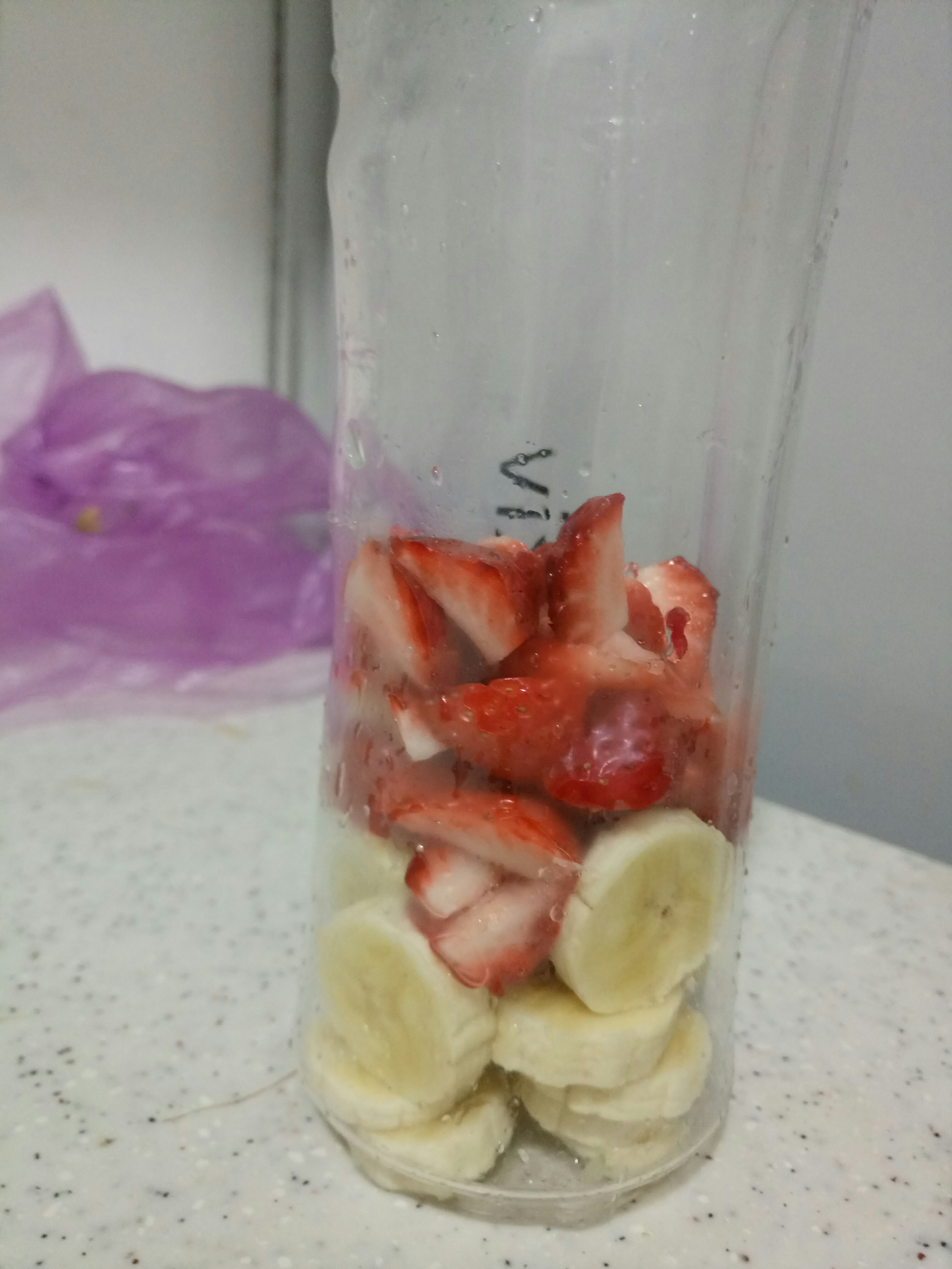 草莓香蕉牛奶的做法