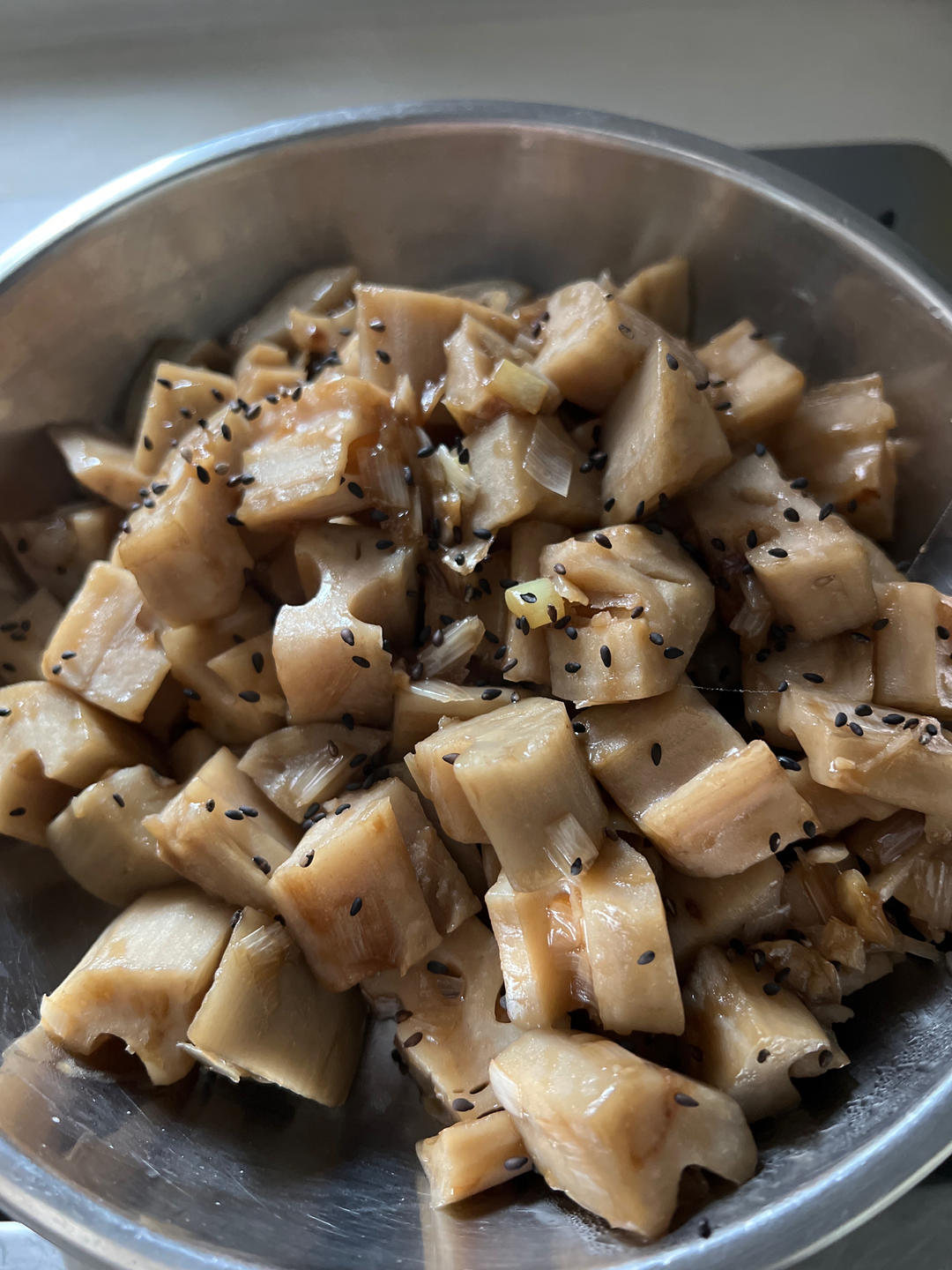 我家最受欢迎的菜之《糖醋藕丁》