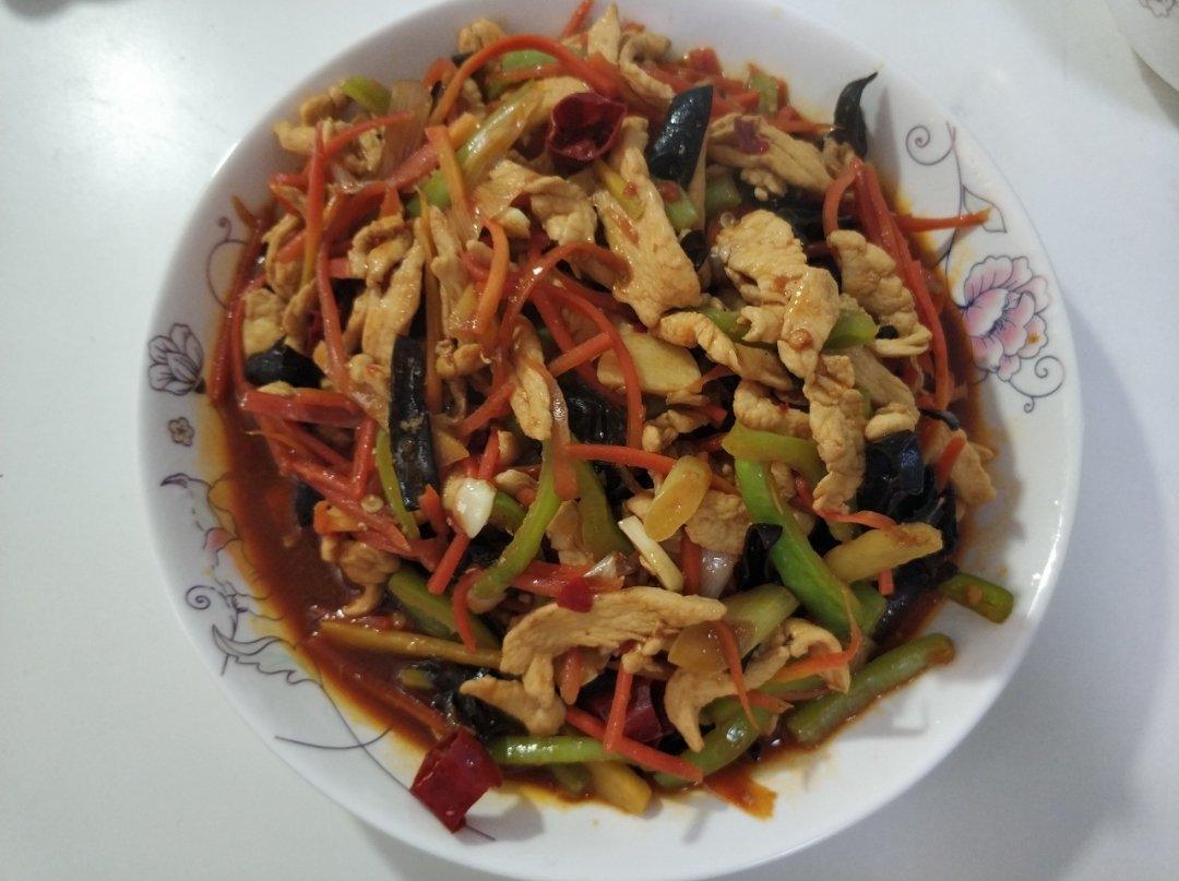鱼香肉丝【鸡肉版】减脂餐