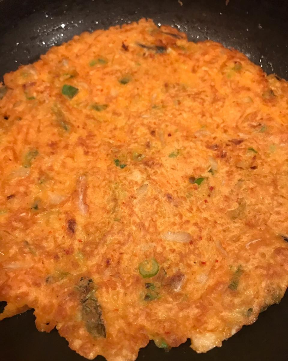 堂妈教你做泡菜饼