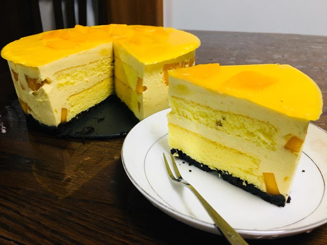 芒果慕斯蛋糕🍰（8寸）