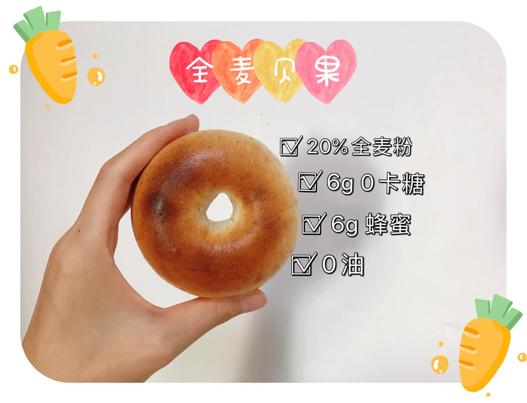 Q彈全麥貝果