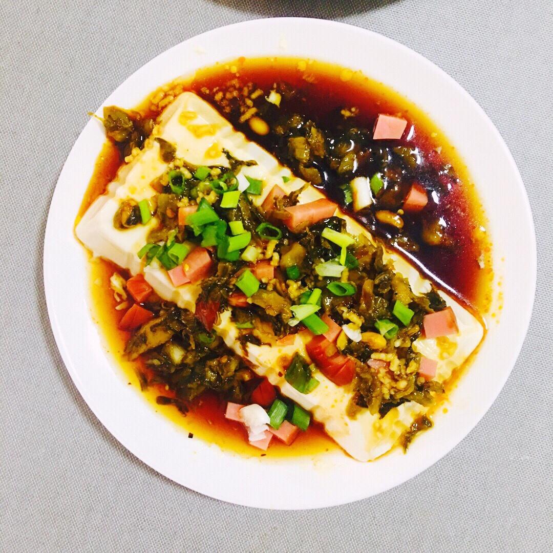 苏纶的收音机做的减脂菜凉拌内酯豆腐