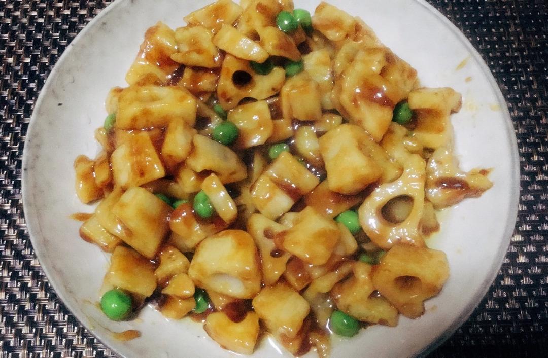 糖醋藕丁