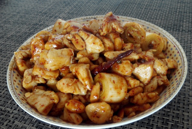 秘诀是雪碧的宫保鸡丁