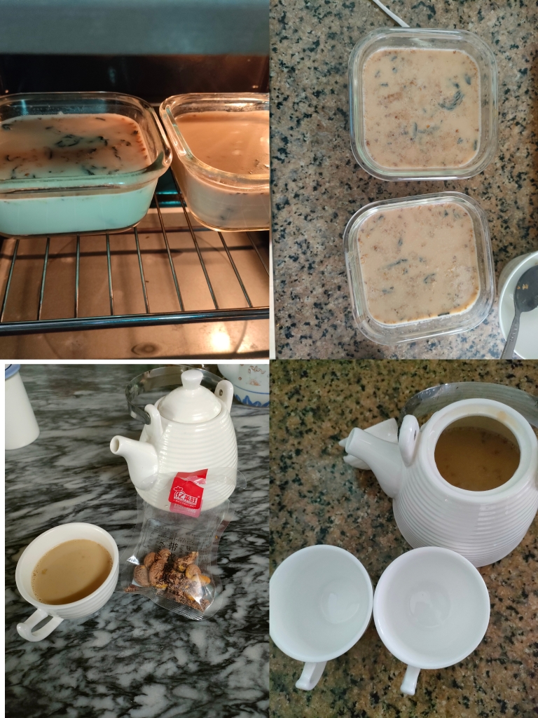 大红袍桂花烤奶茶的做法 步骤5