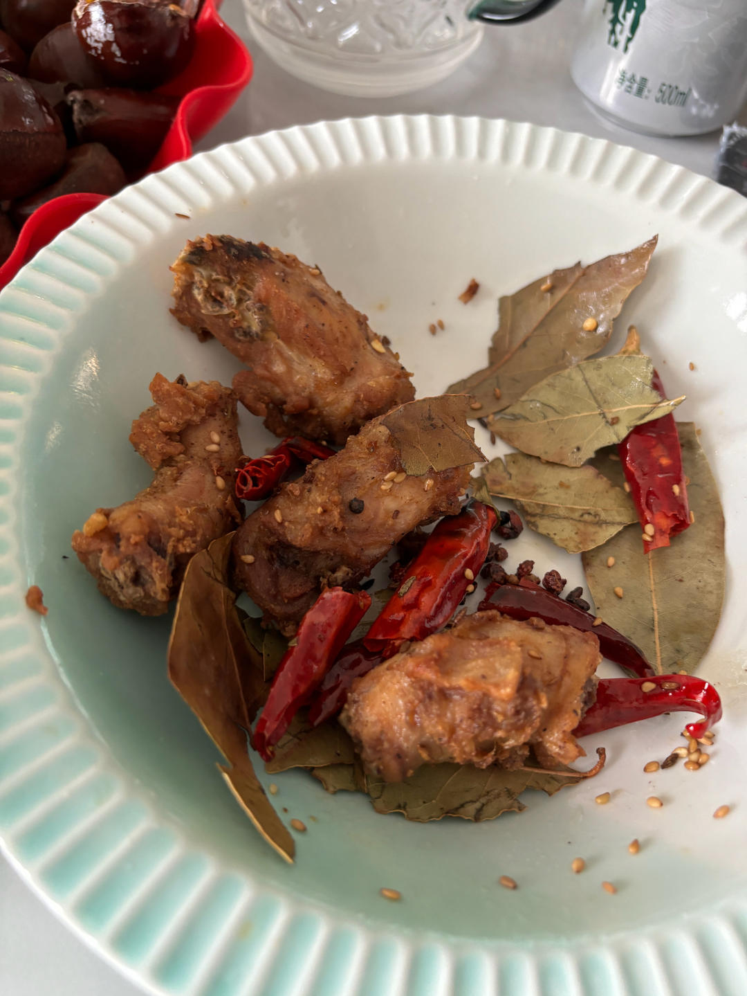香叶炒鸡脖