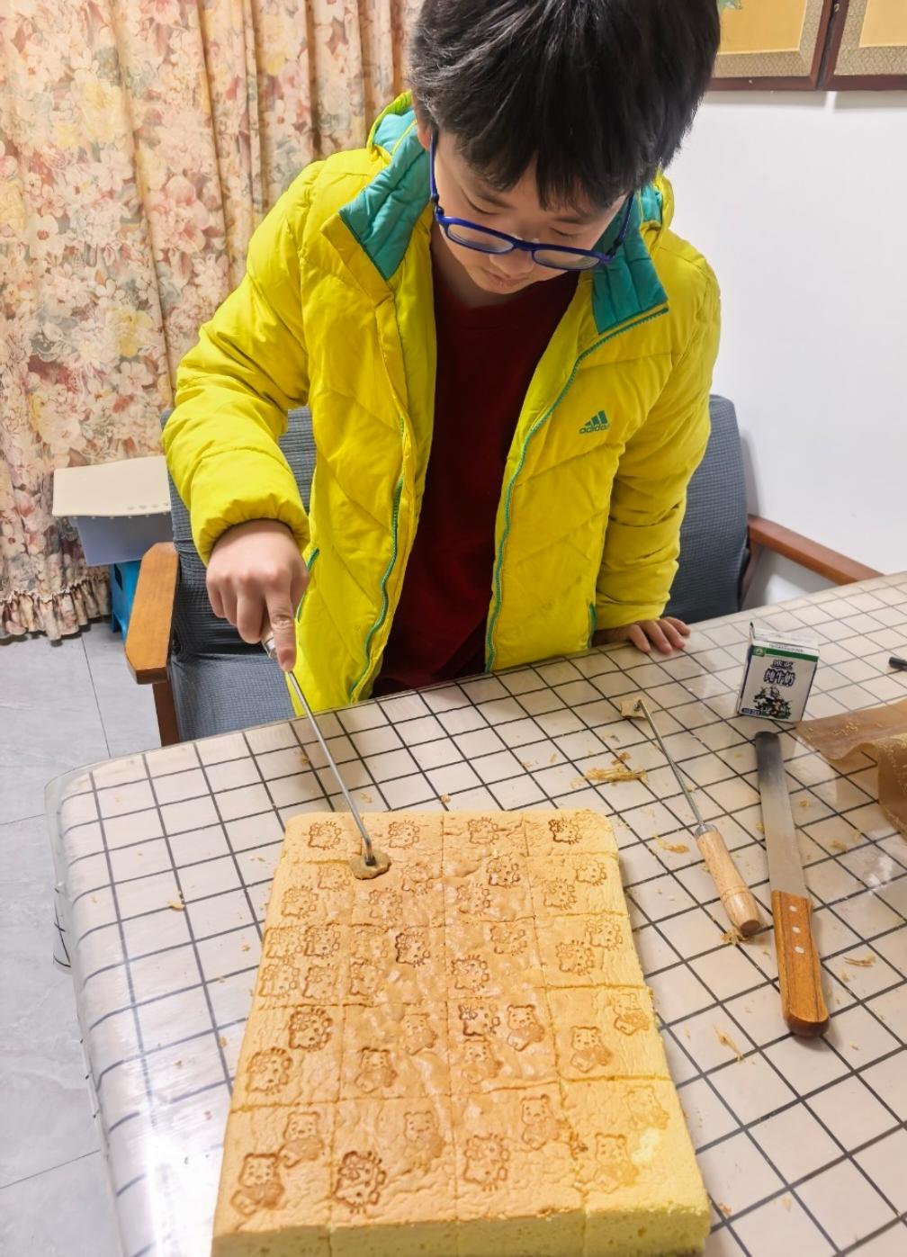 黄油戚风蛋糕深金盘厚片款