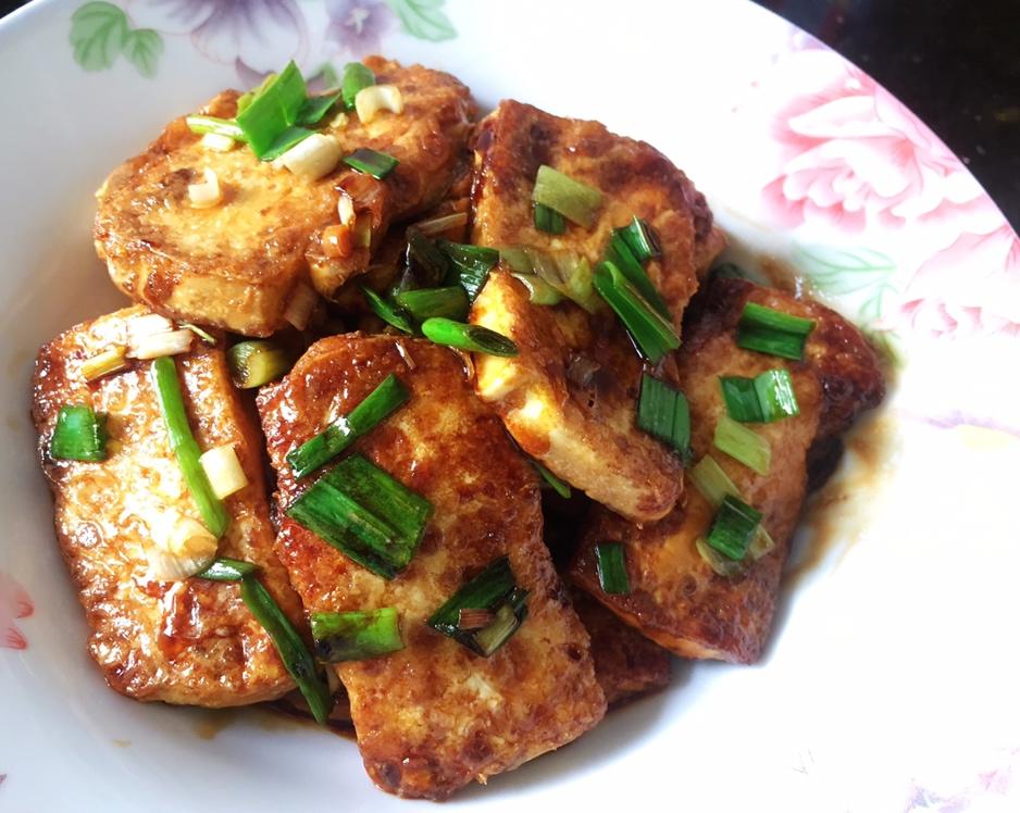 蚝油嫩豆腐