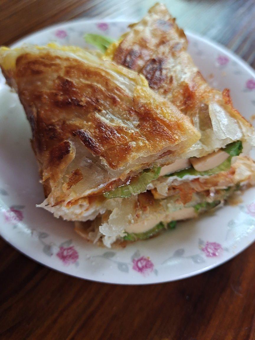 三分钟就可以做好孩子的早餐（手抓饼）