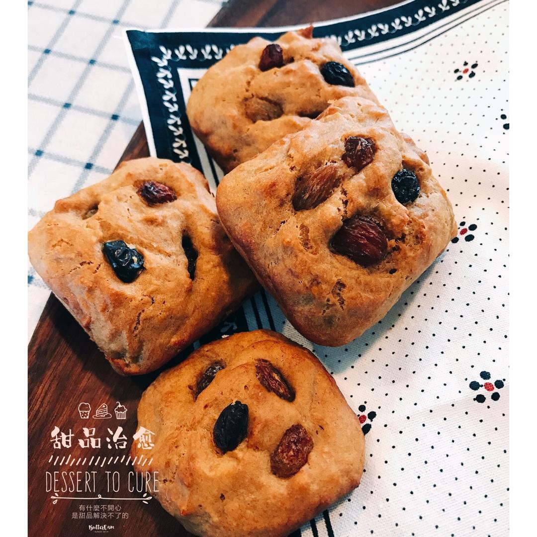 红糖全麦香蕉马芬