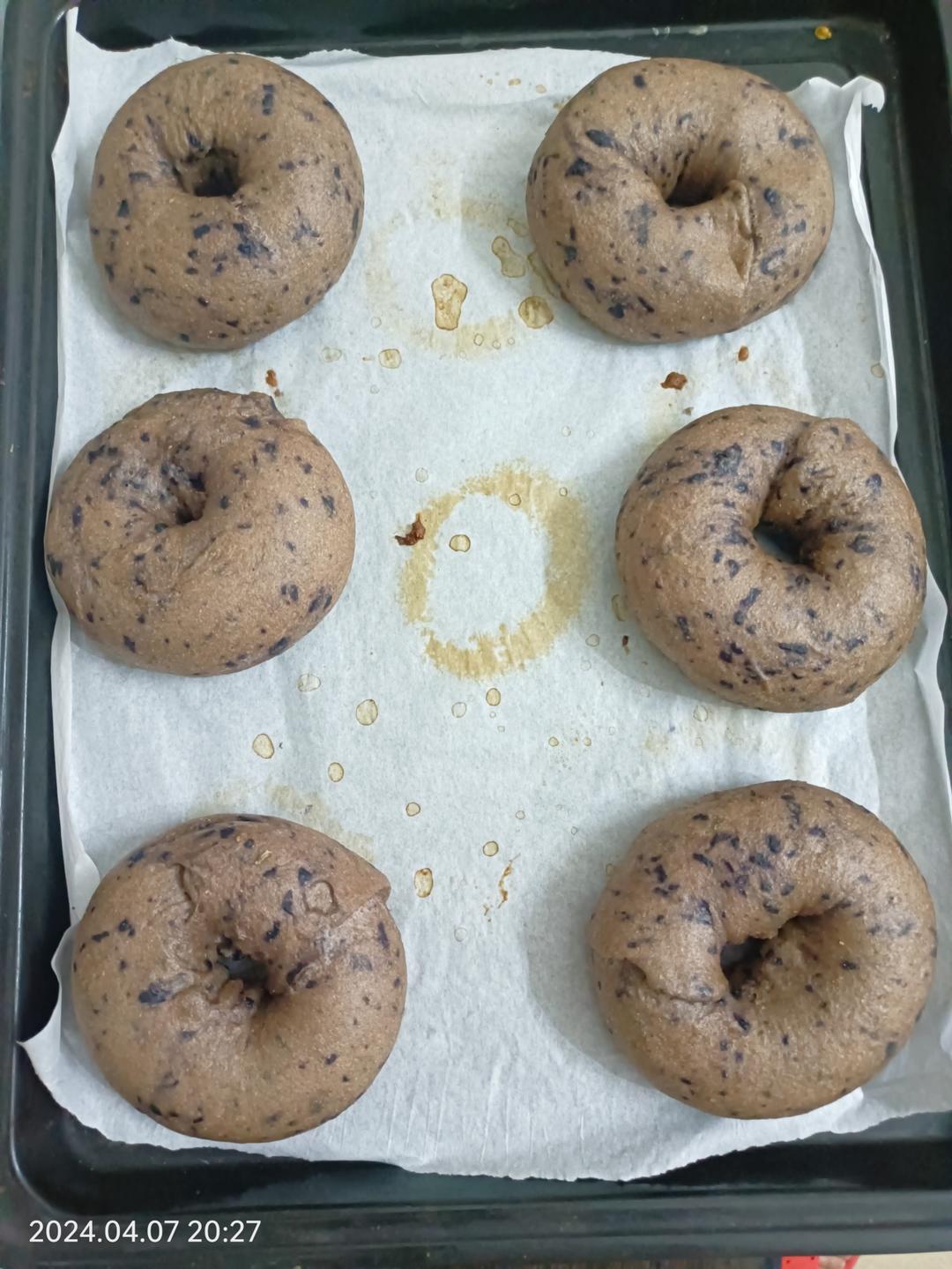 蓝莓🫐乳酪贝果🥯/步骤详细/简单好做