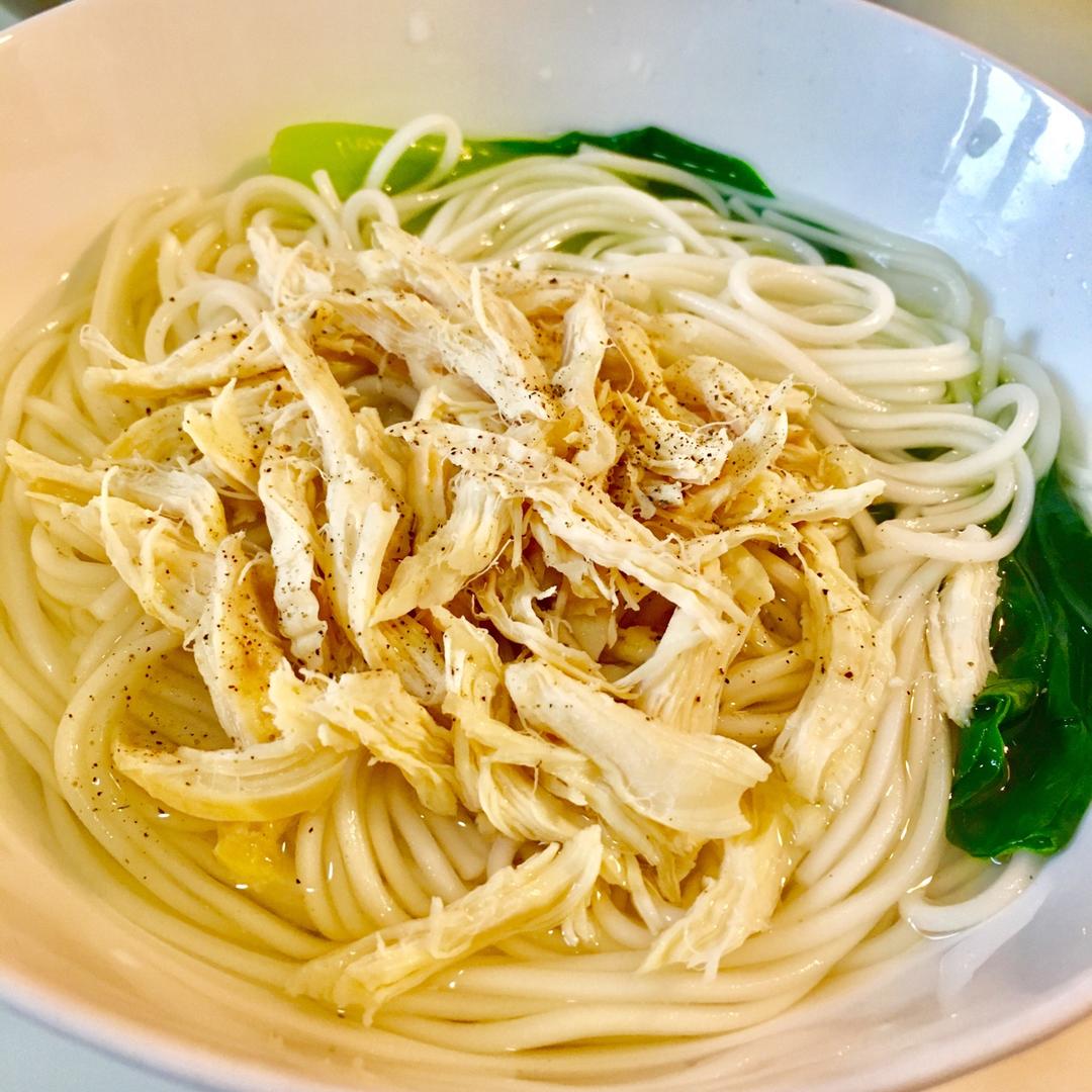 超美味快手鸡丝汤面