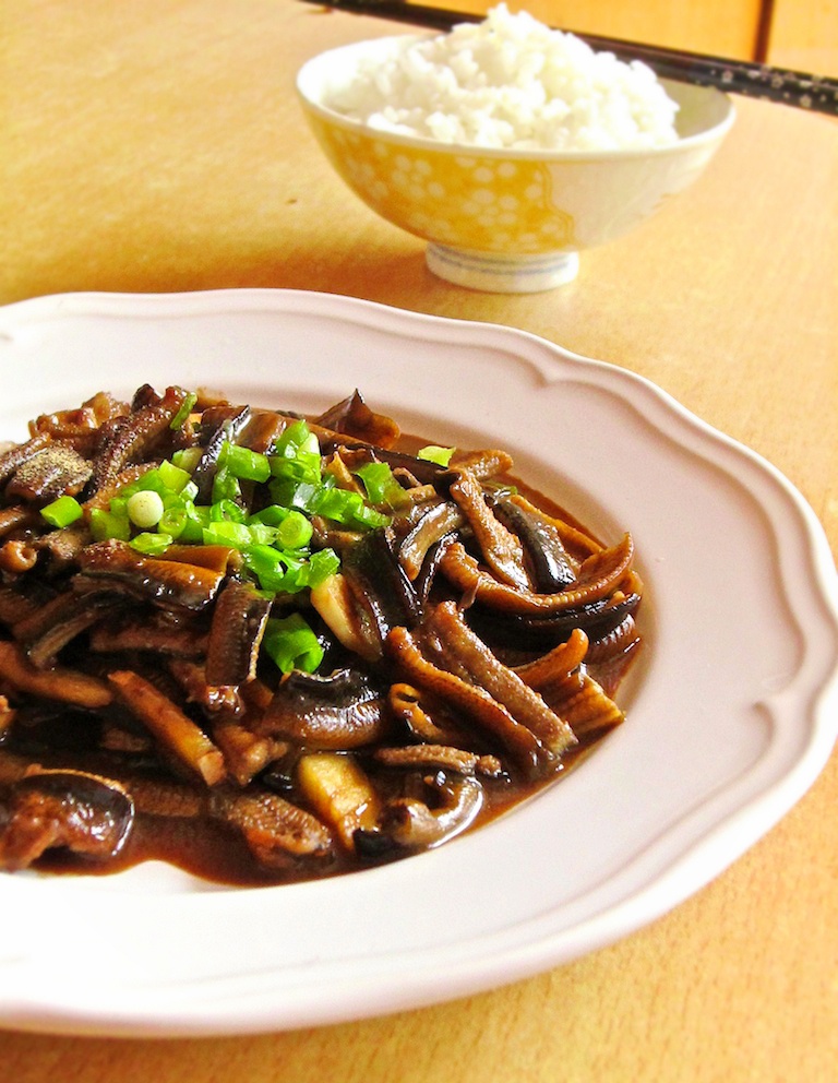 陆凯汐做的清炒鳝丝