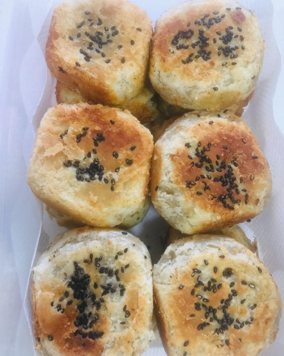 堂妈小厨——酥皮绿豆饼