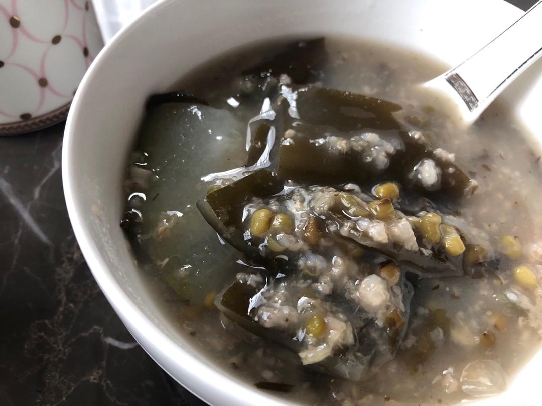 海带陈皮绿豆沙糖水