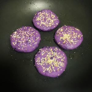 芝心紫薯饼的做法 步骤9