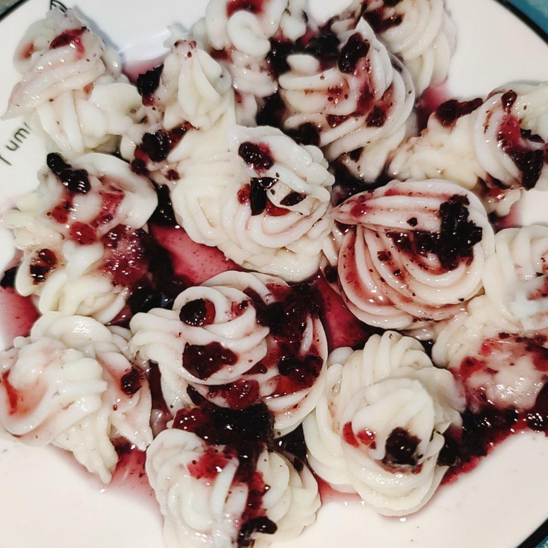 超级简单的蓝莓山药