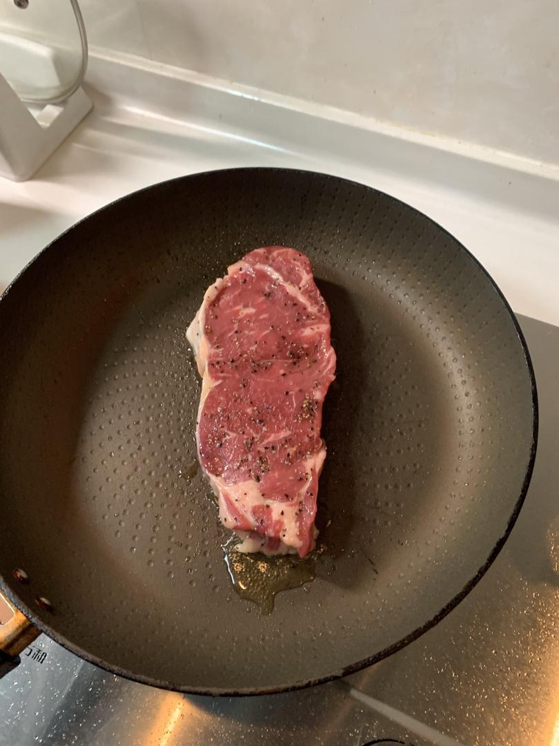 这么做厚切西冷牛排，不香吗