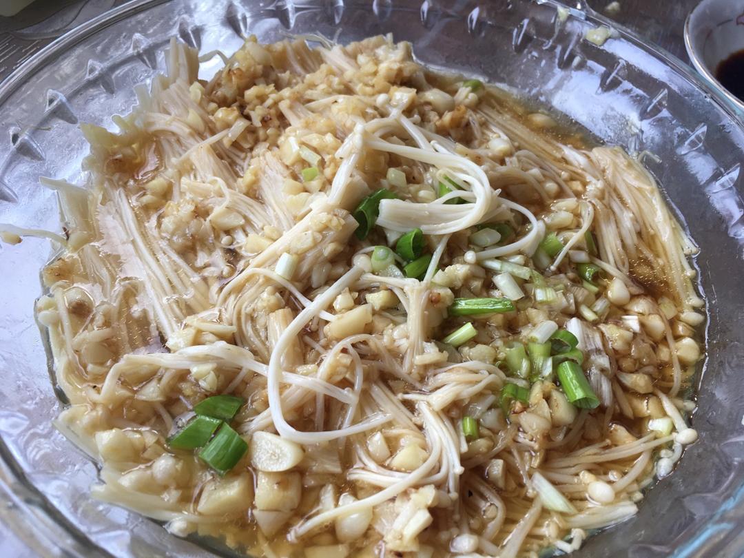 蒜蓉蒸金针菇