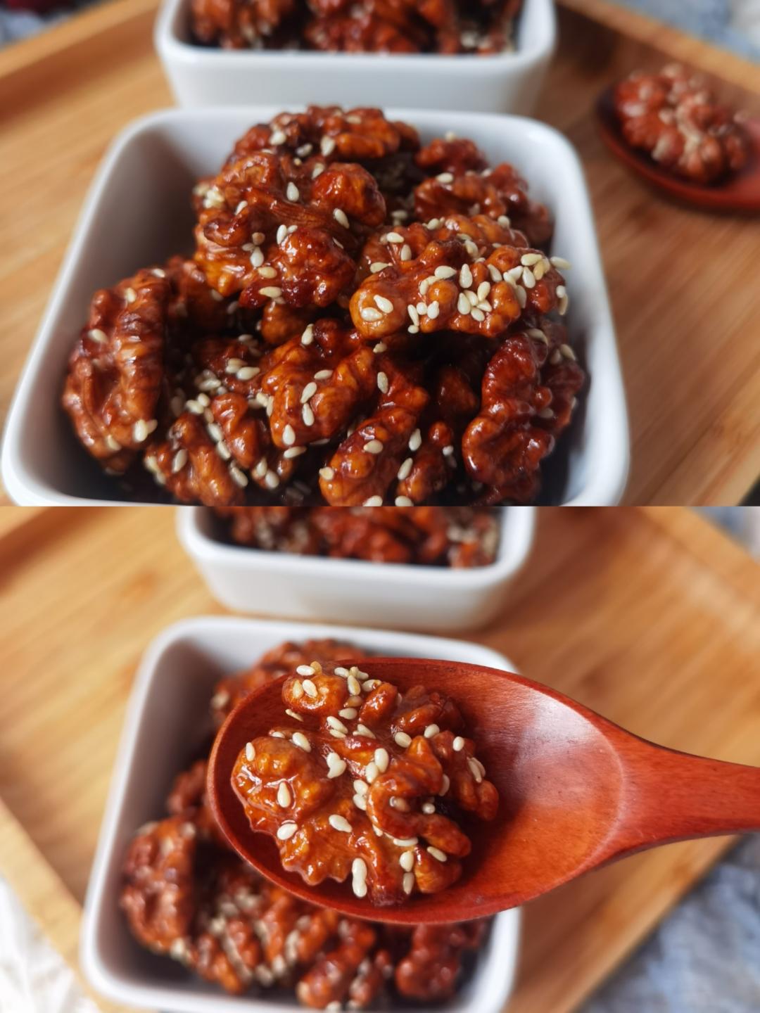 💯零食🔥琥珀核桃仁‼️油炸•烘烤两个版本