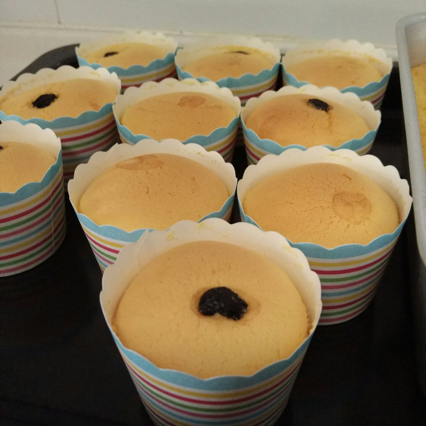 消耗淡奶油之作——淡奶油小蛋糕