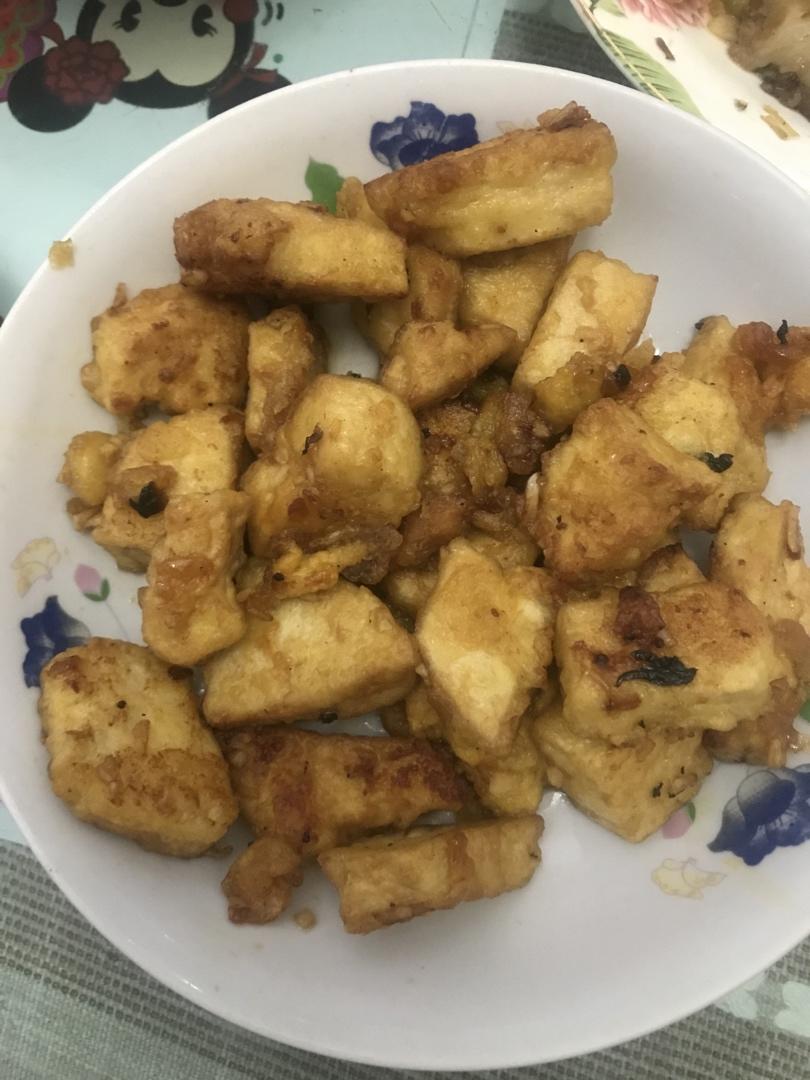 无敌好吃的香煎豆腐