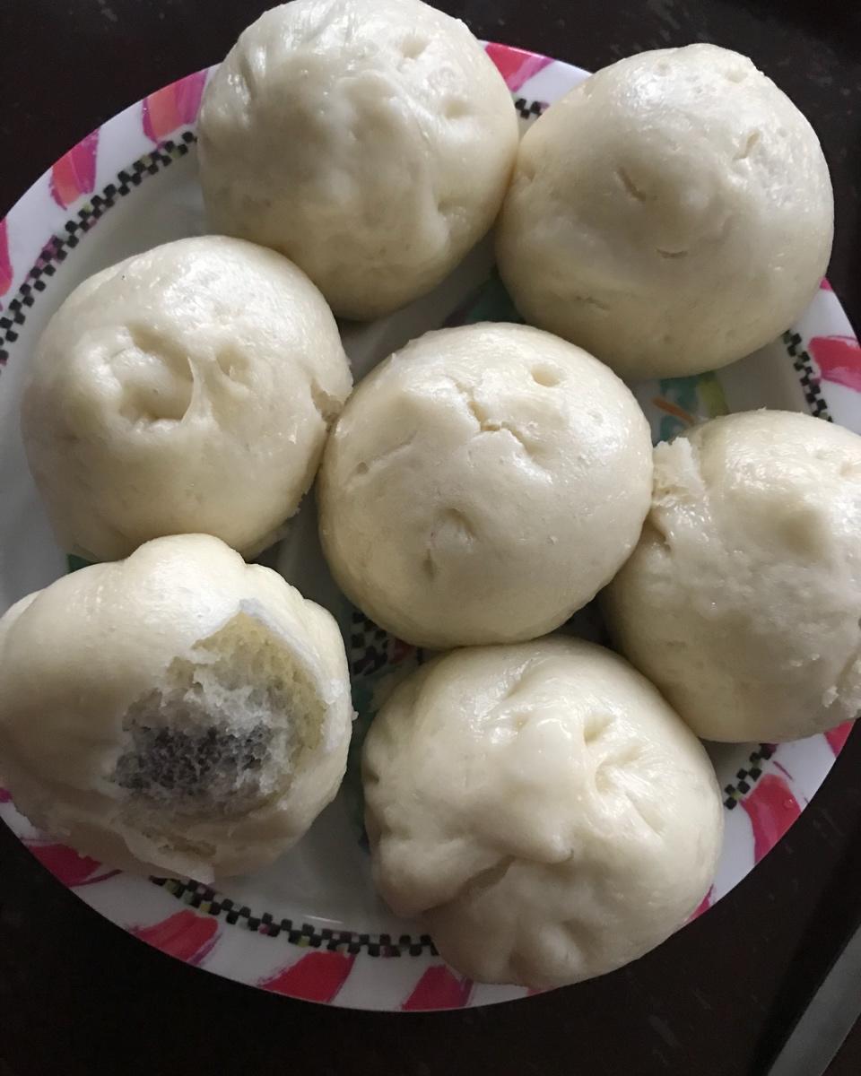 超级松软的豆沙馒头