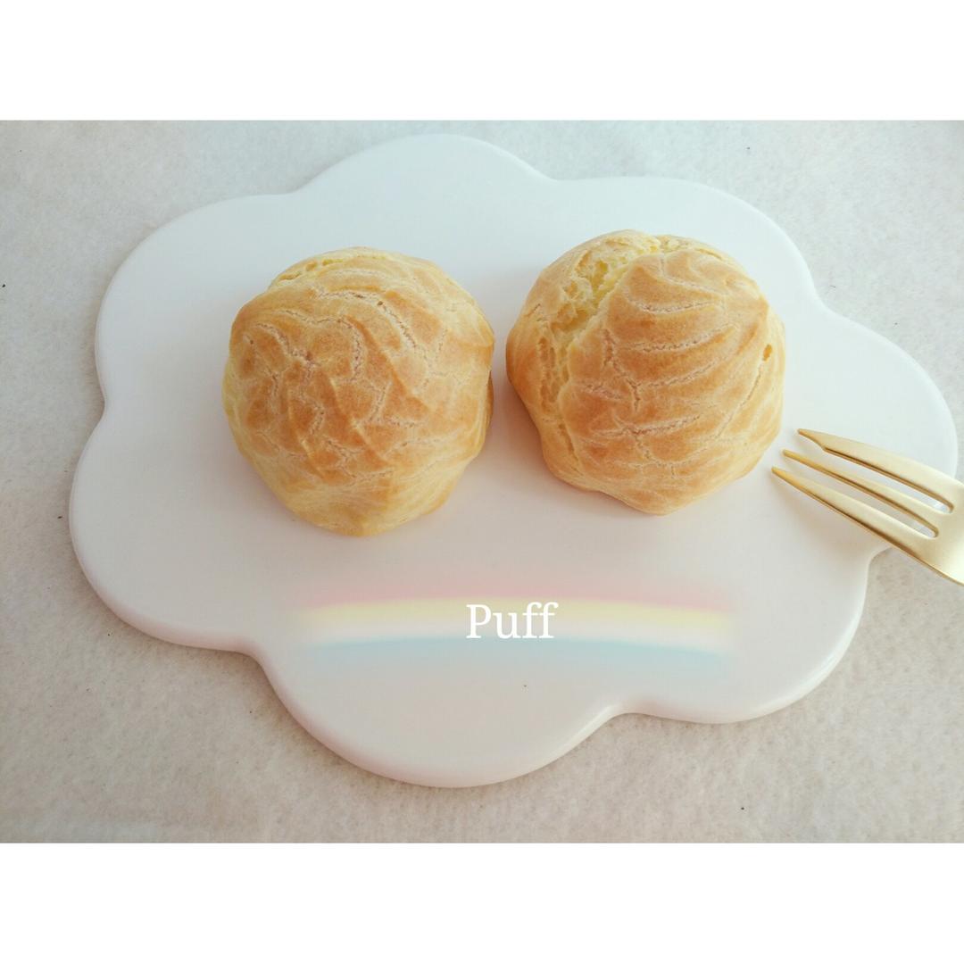 酥皮奶油泡芙--#皮黑森林#