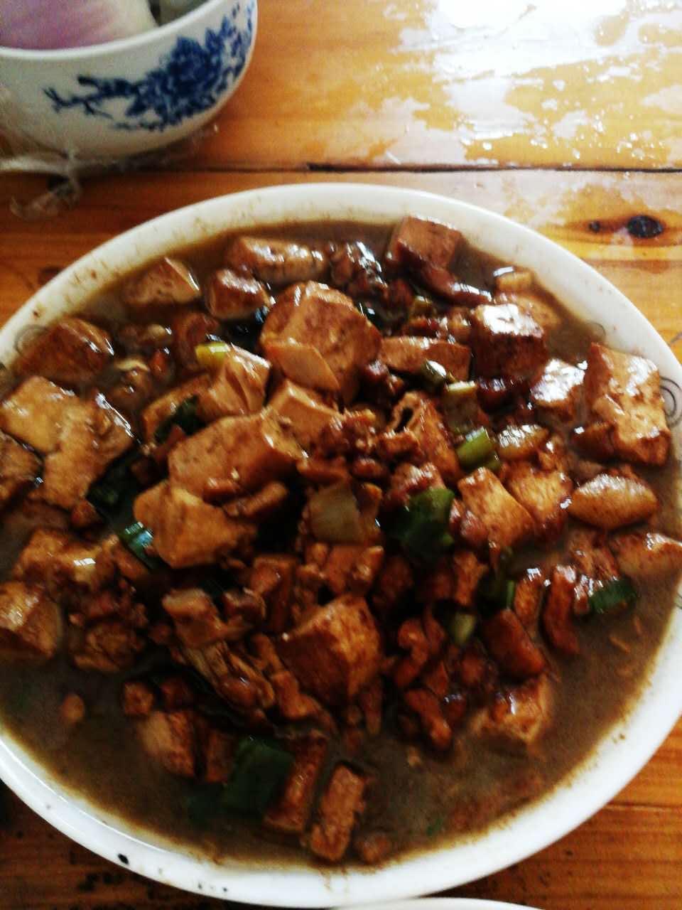 肉末烧豆腐