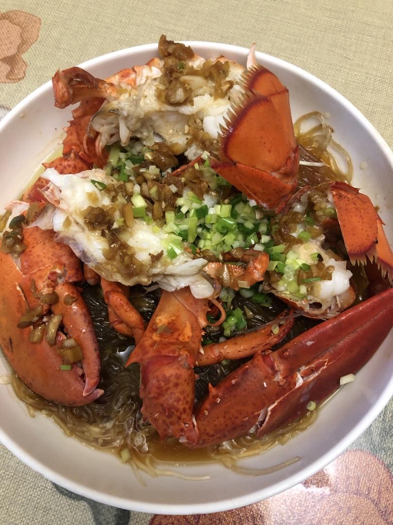 蒜蓉粉丝蒸龙虾