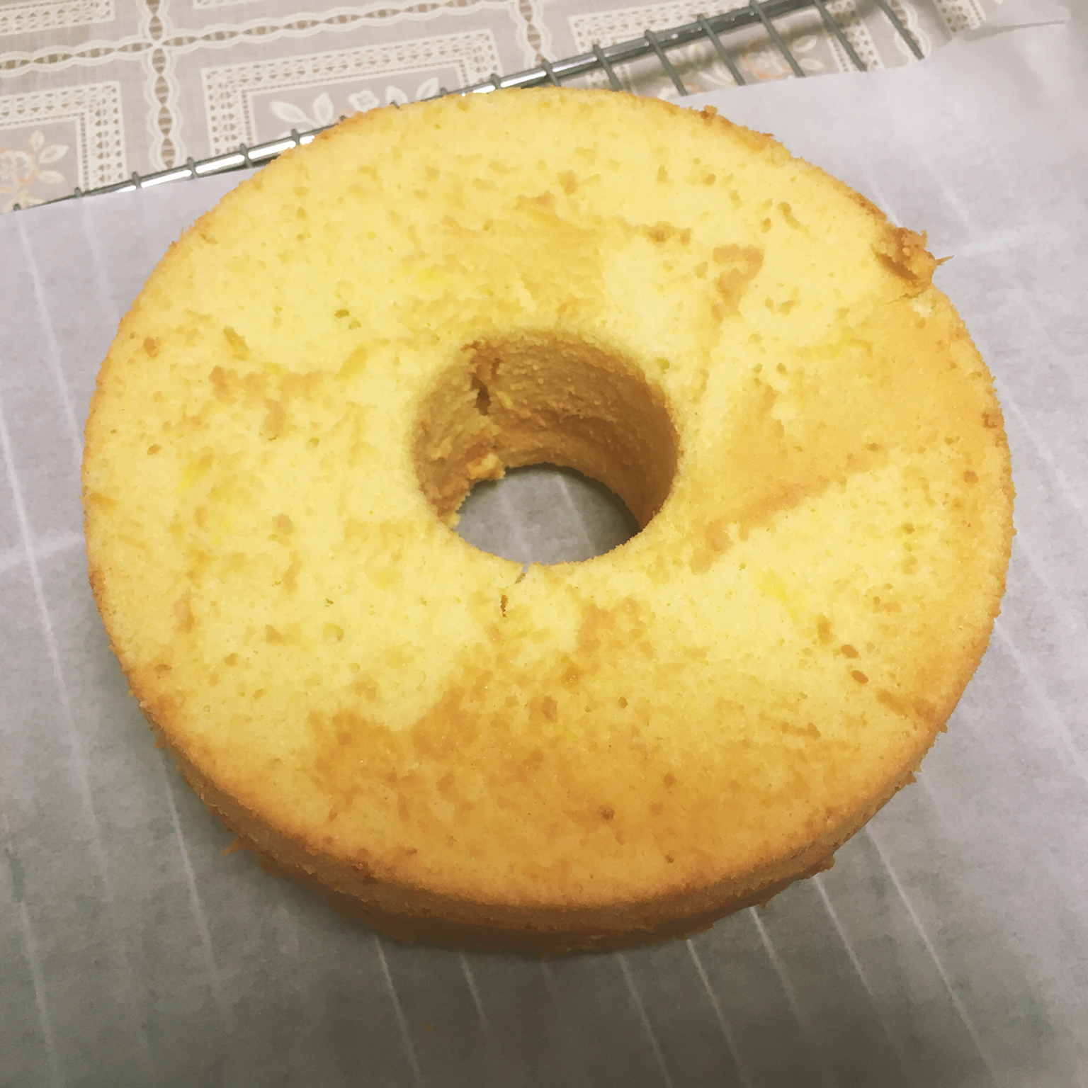 榴莲戚风蛋糕