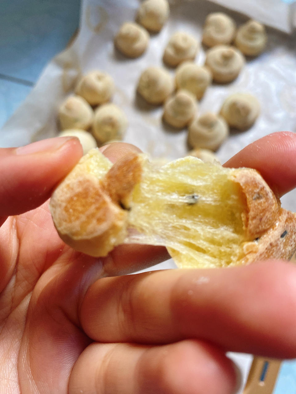 无预拌粉咖啡麻薯包