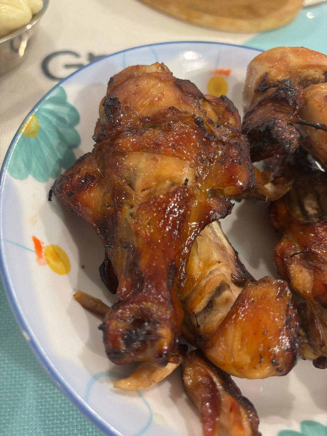 鲜嫩多汁！比烧烤摊好吃的孜然烤鸡腿