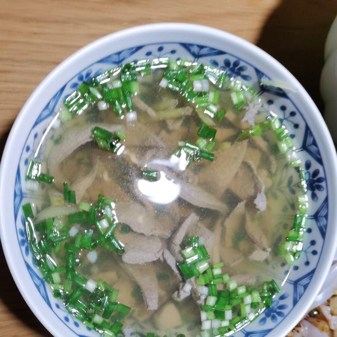 无油简易猪肝汤