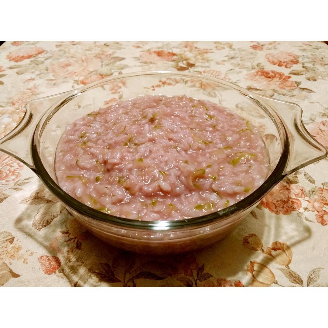 萝卜丝粥(心里美萝卜)