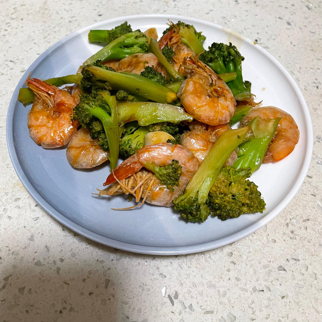 西兰花炒虾仁🍤